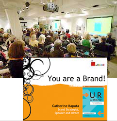 (Photo) Catherine Kaputa presents to a full house at the Washington Design Center