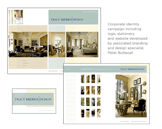 Portfolio:  Corporate identity campaign including logo, stationery and website developed by associated branding and design specialist, Peter Buttecali